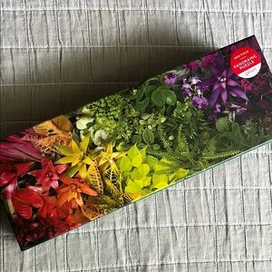 Colorful Botanical Puzzle from Galison - rainbow puzzle of gorgeous plants